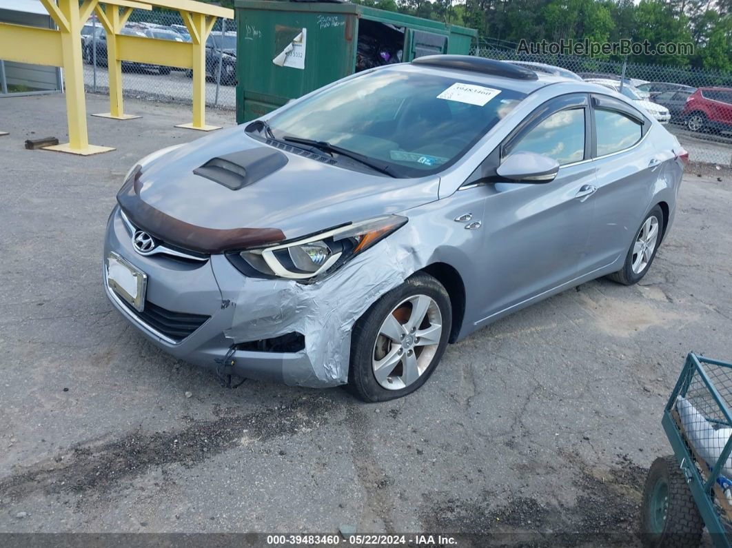 2016 Hyundai Elantra Value Edition Gray vin: 5NPDH4AE7GH731811