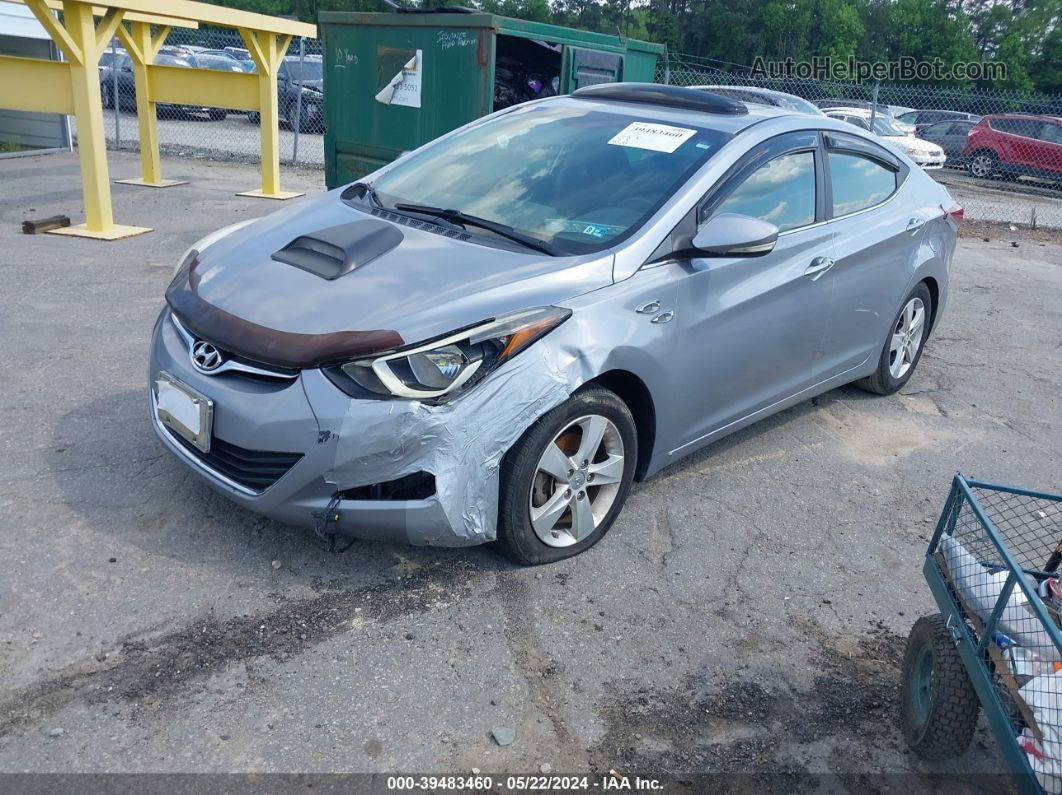 2016 Hyundai Elantra Value Edition Gray vin: 5NPDH4AE7GH731811