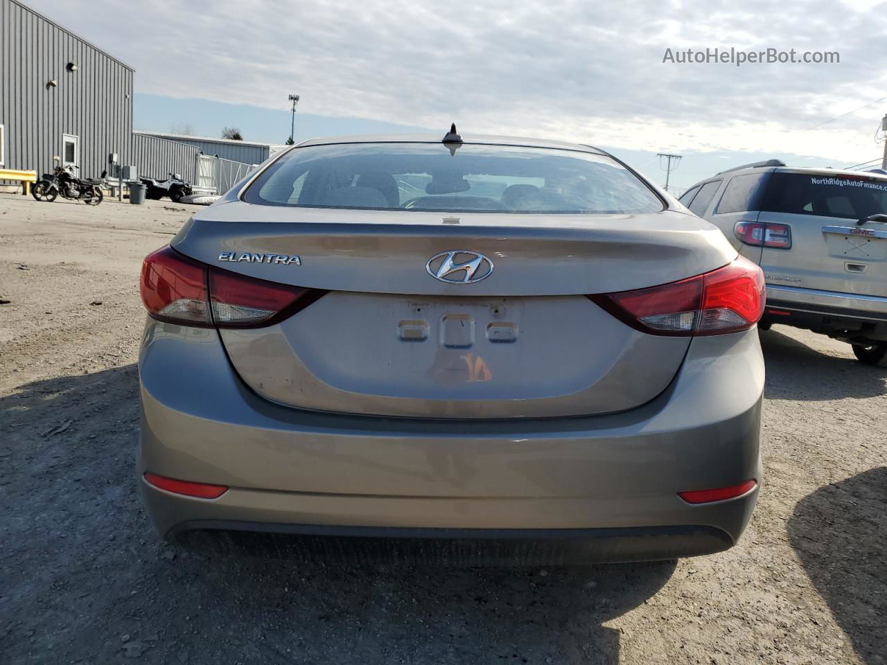 2016 Hyundai Elantra Se Tan vin: 5NPDH4AE7GH741335