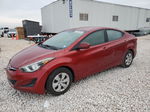 2016 Hyundai Elantra Se Red vin: 5NPDH4AE7GH742839