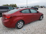 2016 Hyundai Elantra Se Красный vin: 5NPDH4AE7GH742839