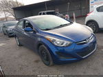 2016 Hyundai Elantra Se Blue vin: 5NPDH4AE7GH749015