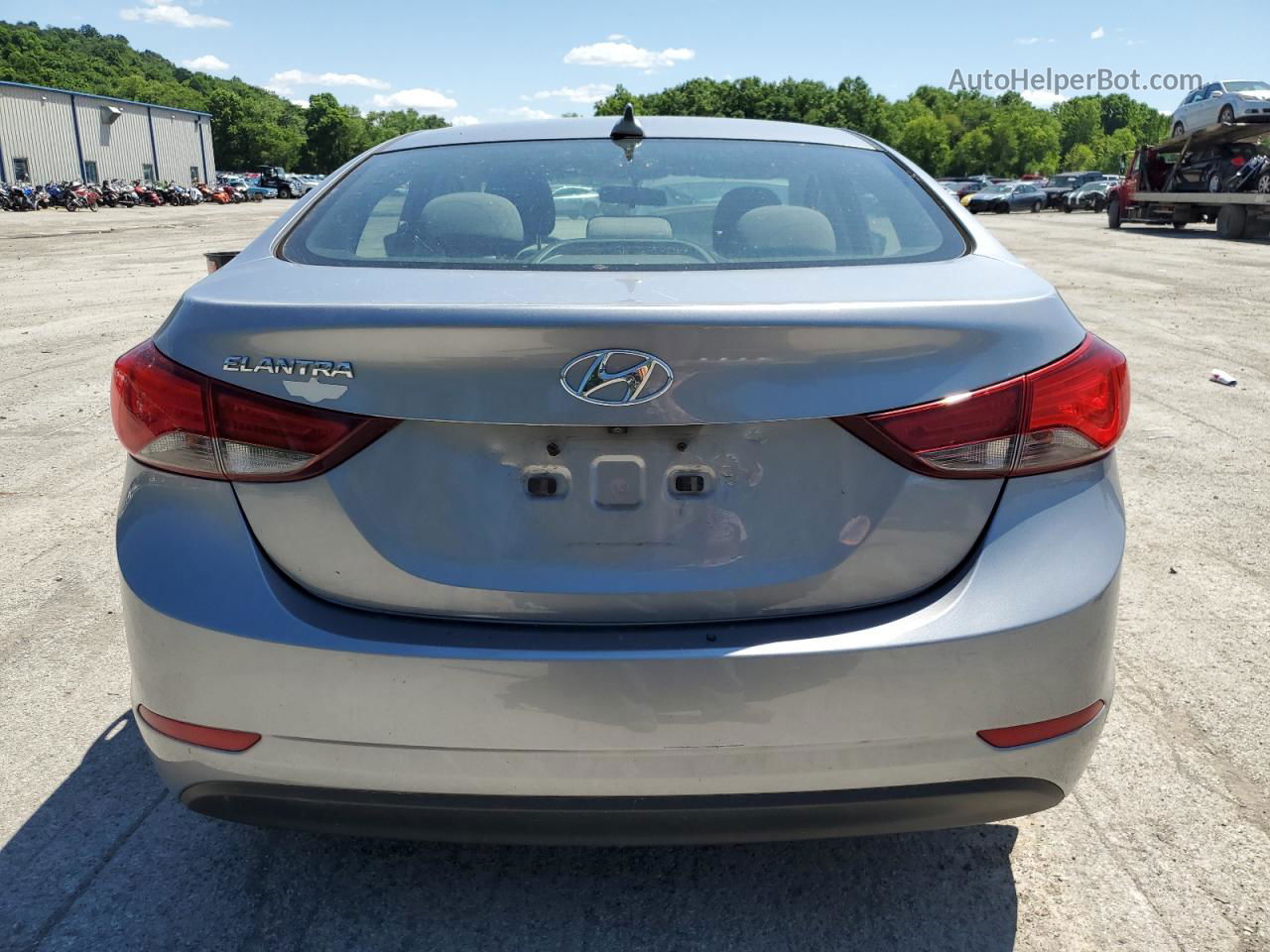 2016 Hyundai Elantra Se Silver vin: 5NPDH4AE7GH760872