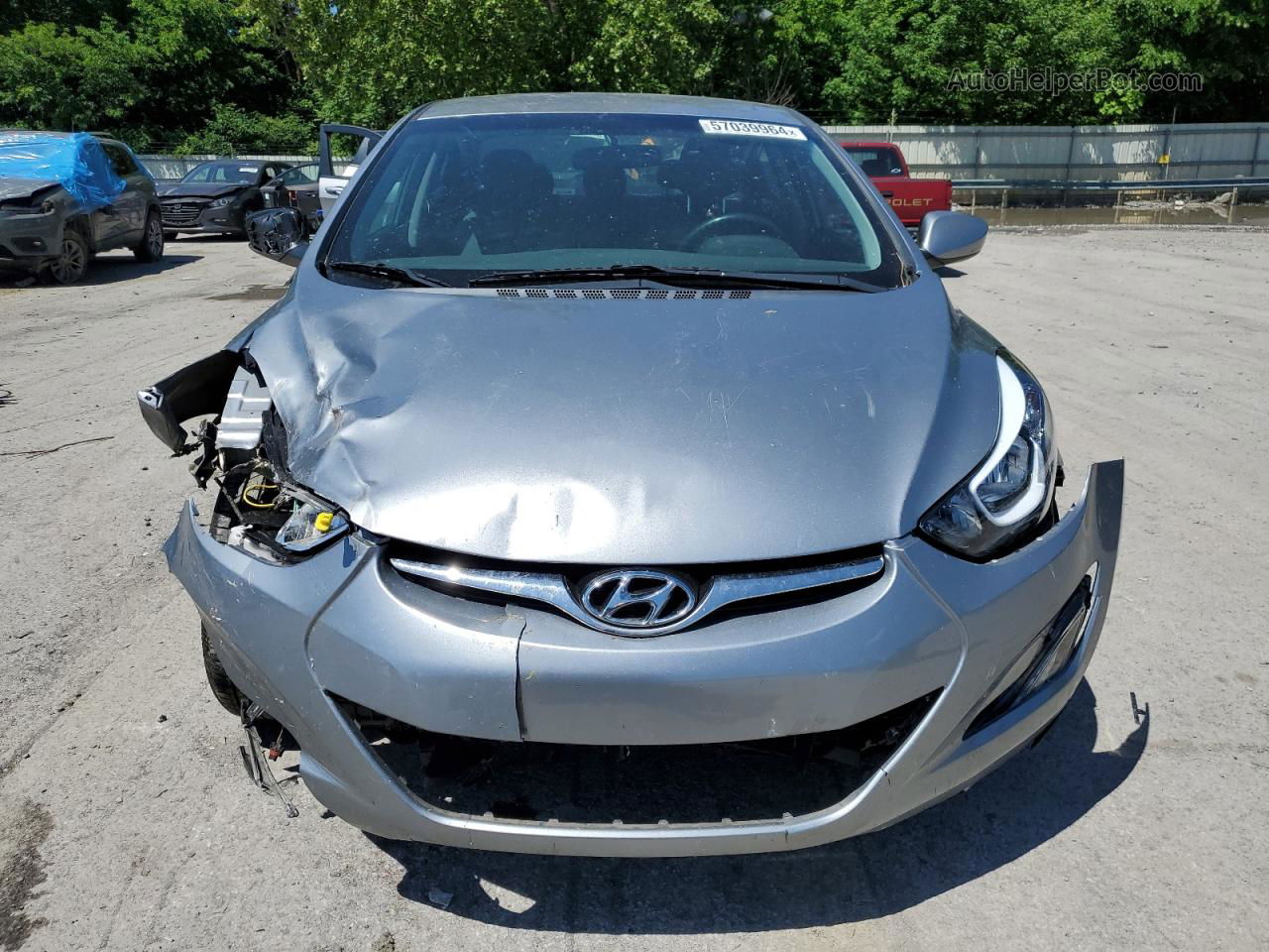 2016 Hyundai Elantra Se Silver vin: 5NPDH4AE7GH760872