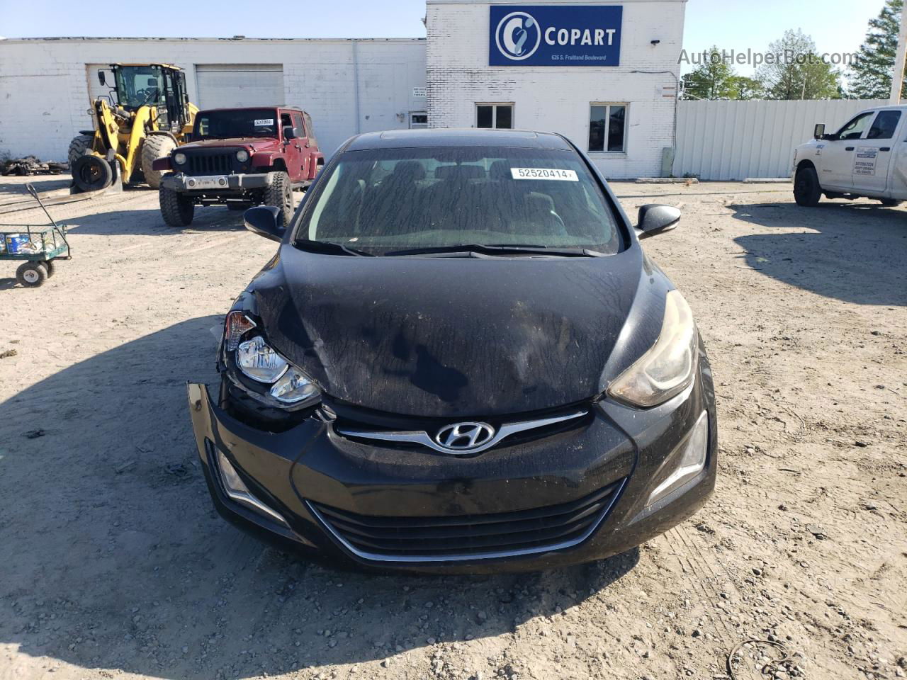 2016 Hyundai Elantra Se Black vin: 5NPDH4AE7GH763335