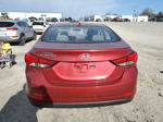 2016 Hyundai Elantra Se Red vin: 5NPDH4AE7GH766185