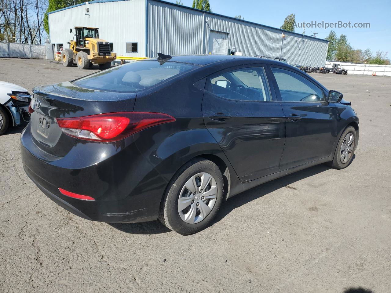 2016 Hyundai Elantra Se Black vin: 5NPDH4AE7GH766364