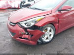 2016 Hyundai Elantra Value Edition Red vin: 5NPDH4AE7GH768597