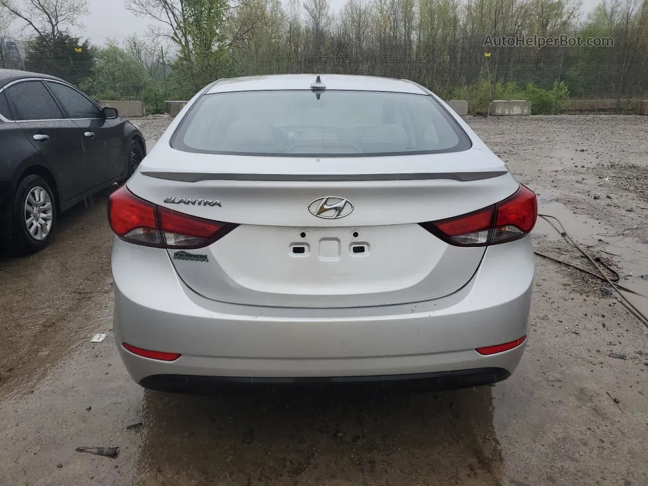 2016 Hyundai Elantra Se Silver vin: 5NPDH4AE7GH786713