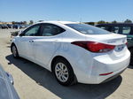 2016 Hyundai Elantra Se White vin: 5NPDH4AE7GH793466