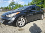 2011 Hyundai Elantra Gls Black vin: 5NPDH4AE8BH002273