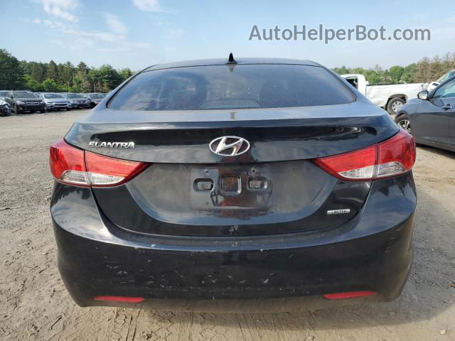 2011 Hyundai Elantra Gls Black vin: 5NPDH4AE8BH037220