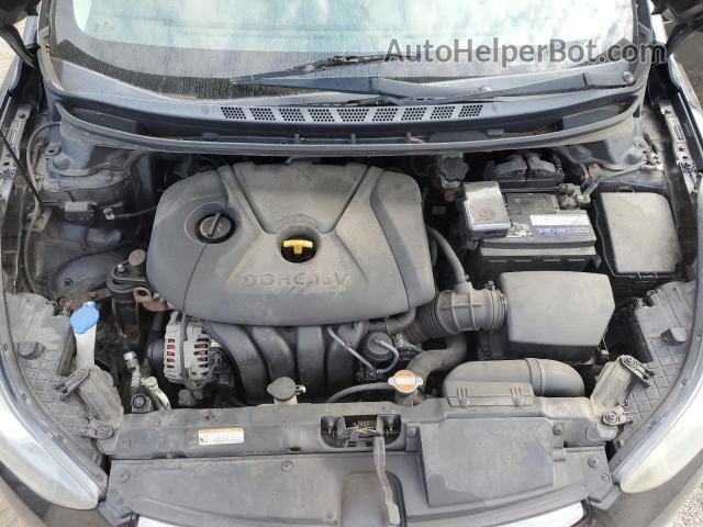 2011 Hyundai Elantra Gls Черный vin: 5NPDH4AE8BH037220