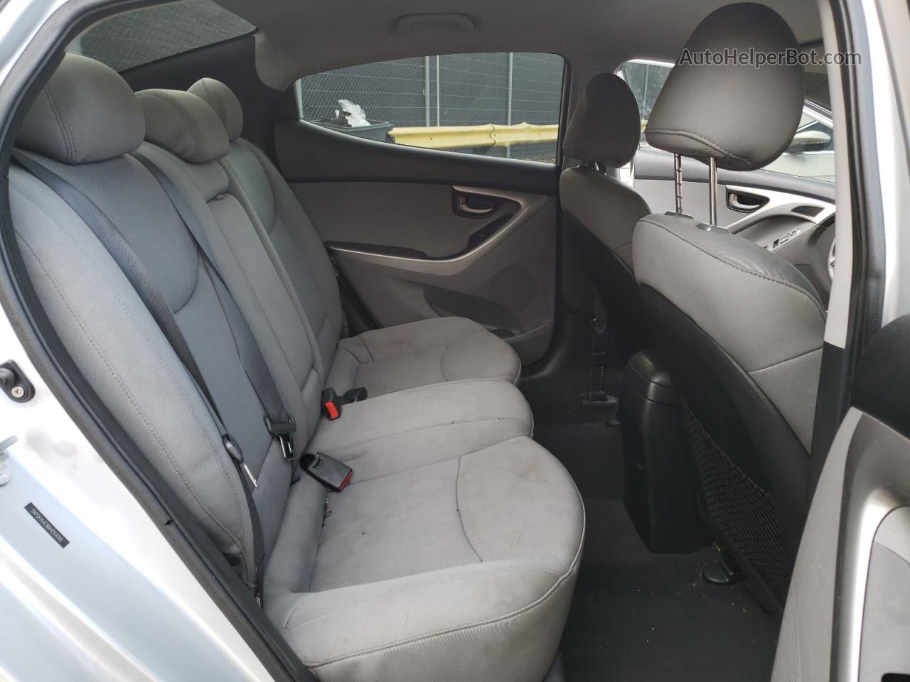 2011 Hyundai Elantra Gls Серебряный vin: 5NPDH4AE8BH050095