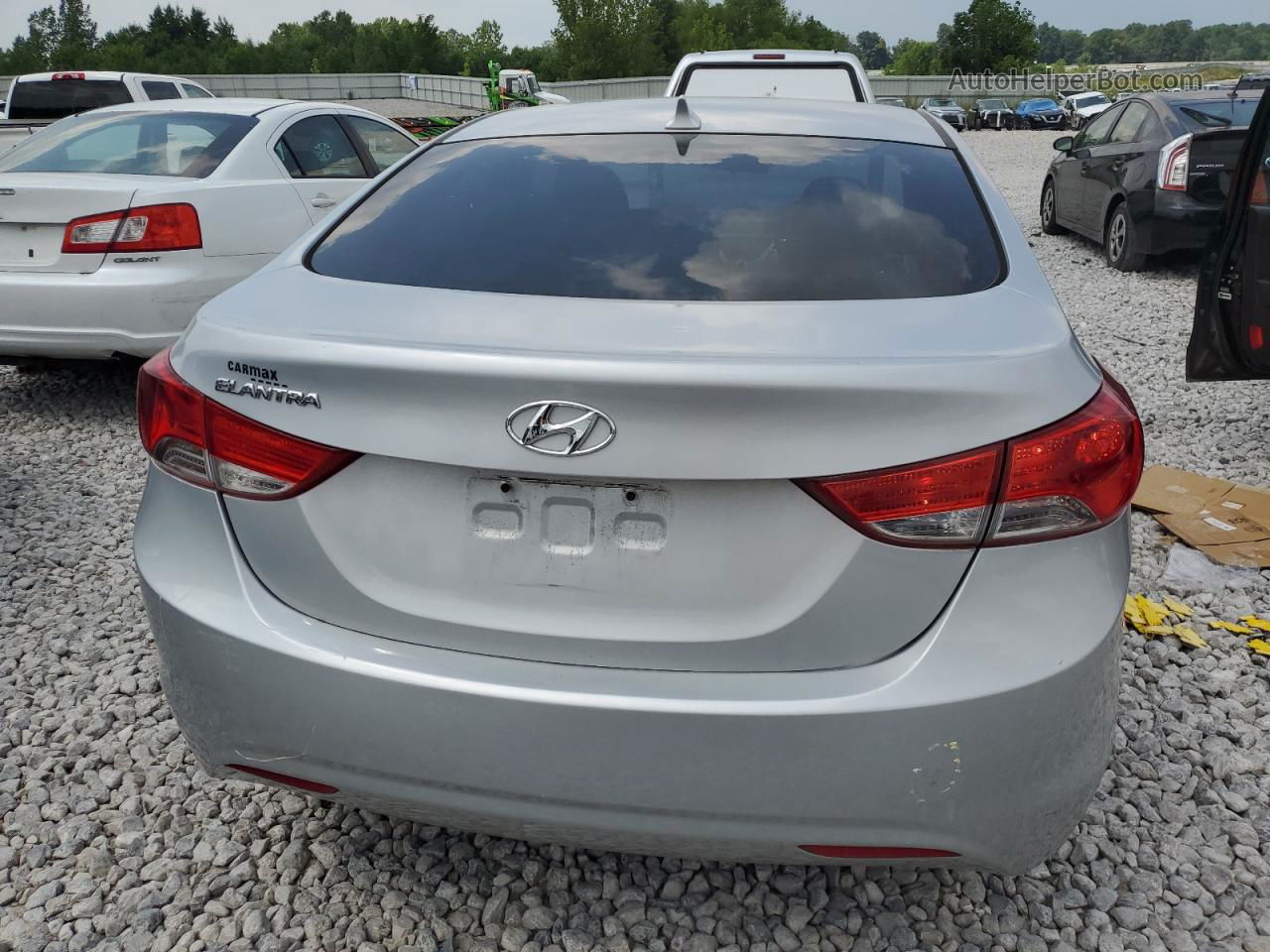 2011 Hyundai Elantra Gls Серебряный vin: 5NPDH4AE8BH050601