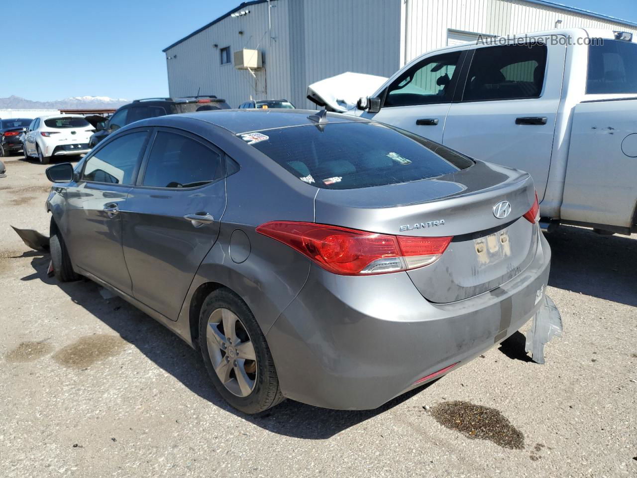 2011 Hyundai Elantra Gls Charcoal vin: 5NPDH4AE8BH056169