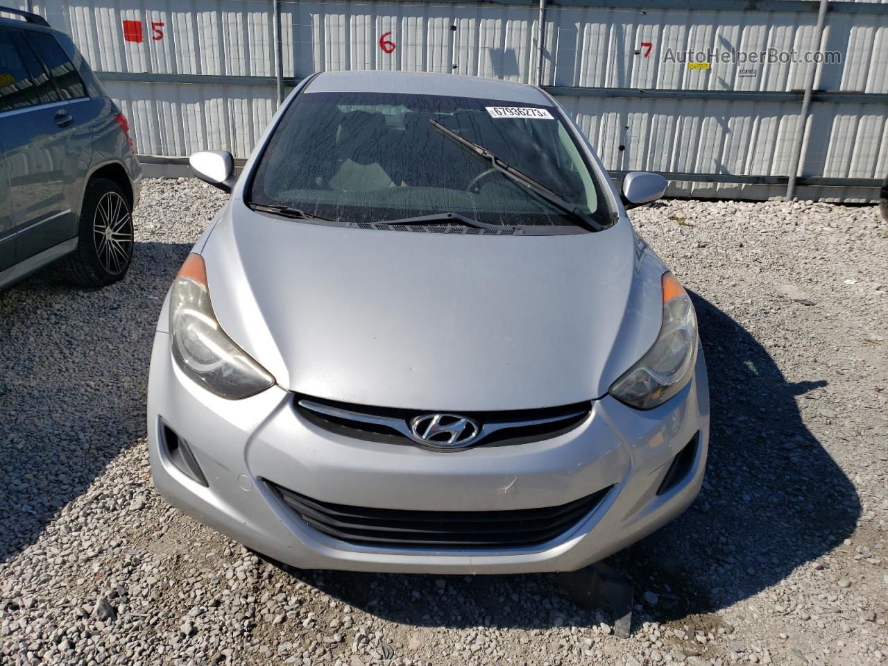 2011 Hyundai Elantra Gls Silver vin: 5NPDH4AE8BH057323