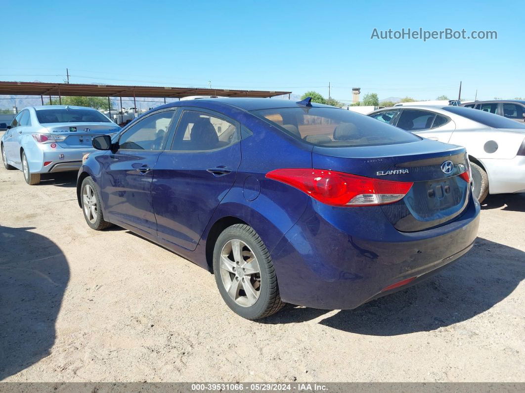 2011 Hyundai Elantra Gls Blue vin: 5NPDH4AE8BH058715