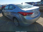 2011 Hyundai Elantra Limited Blue vin: 5NPDH4AE8BH075501