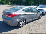 2011 Hyundai Elantra Limited Gray vin: 5NPDH4AE8BH075918