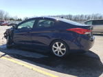 2012 Hyundai Elantra Gls Blue vin: 5NPDH4AE8CH093191