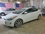 2012 Hyundai Elantra Gls White vin: 5NPDH4AE8CH112046