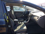 2012 Hyundai Elantra Gls Black vin: 5NPDH4AE8CH130935