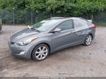 2012 Hyundai Elantra Limited Gray vin: 5NPDH4AE8CH146343