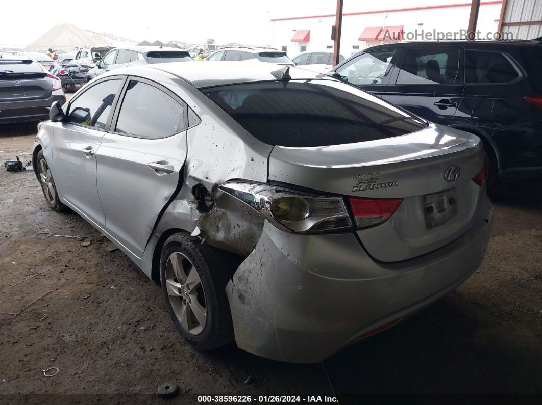 2013 Hyundai Elantra Gls Silver vin: 5NPDH4AE8DH155464