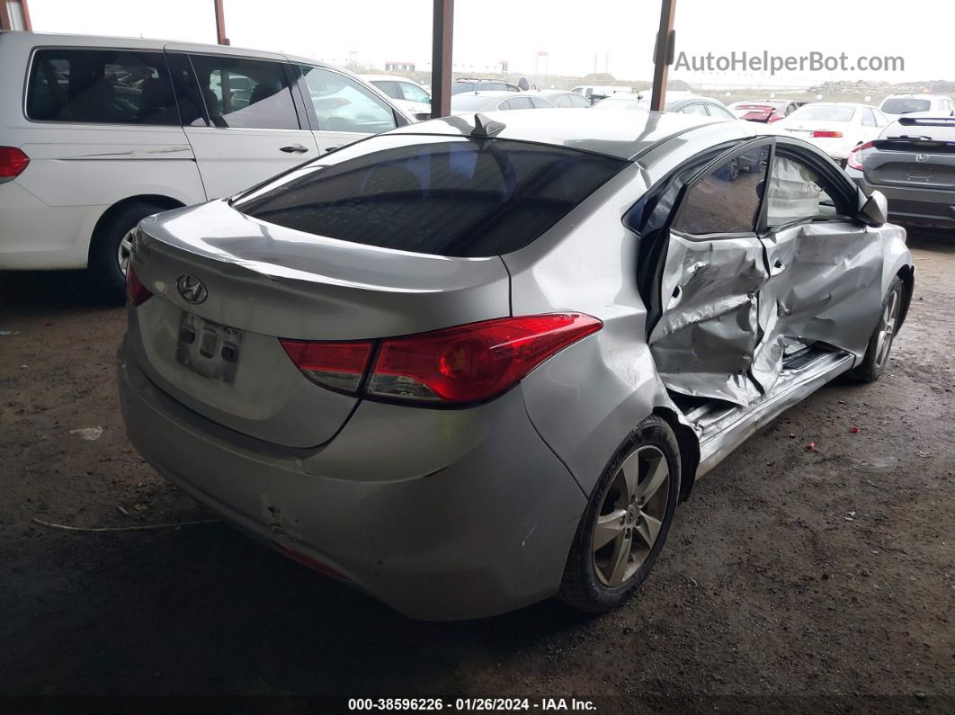 2013 Hyundai Elantra Gls Silver vin: 5NPDH4AE8DH155464