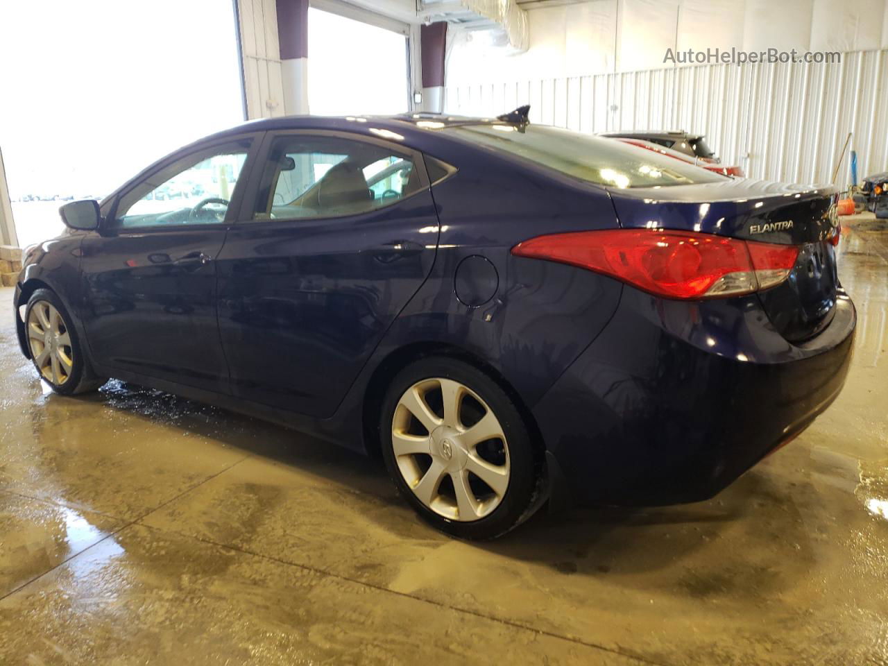 2013 Hyundai Elantra Gls Blue vin: 5NPDH4AE8DH181496