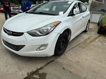 2013 Hyundai Elantra Gls White vin: 5NPDH4AE8DH198315