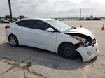 2013 Hyundai Elantra Gls White vin: 5NPDH4AE8DH247481