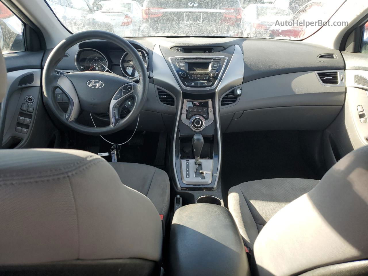 2013 Hyundai Elantra Gls Серебряный vin: 5NPDH4AE8DH267147