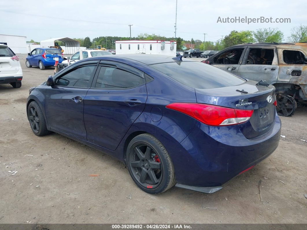 2013 Hyundai Elantra Gls Blue vin: 5NPDH4AE8DH282988