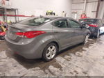 2013 Hyundai Elantra Gls Gray vin: 5NPDH4AE8DH285275