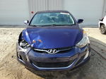 2013 Hyundai Elantra Gls Blue vin: 5NPDH4AE8DH303807