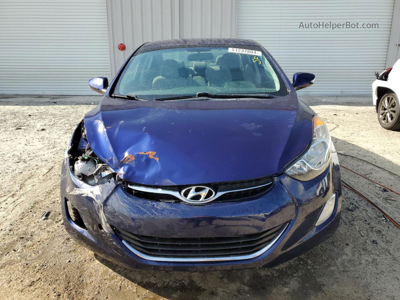 2013 Hyundai Elantra Gls Синий vin: 5NPDH4AE8DH303807