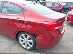 2013 Hyundai Elantra Limited Красный vin: 5NPDH4AE8DH339240