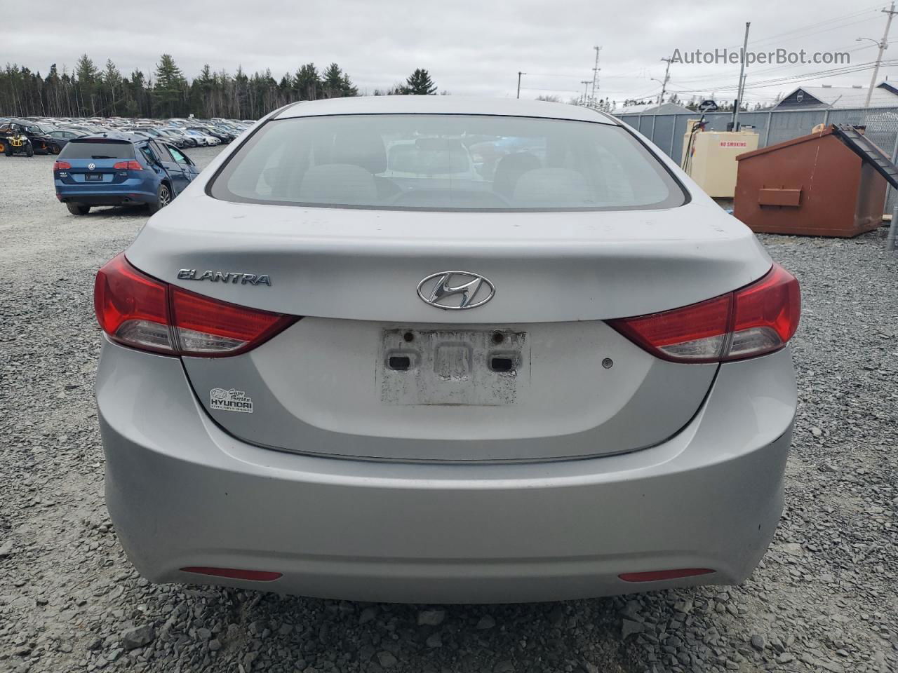 2013 Hyundai Elantra Gls Gray vin: 5NPDH4AE8DH348326