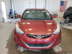 2013 Hyundai Elantra Gls Red vin: 5NPDH4AE8DH365501