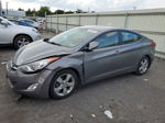 2013 Hyundai Elantra Gls Gray vin: 5NPDH4AE8DH404667