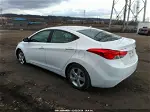 2013 Hyundai Elantra Gls White vin: 5NPDH4AE8DH446868