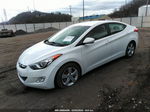 2013 Hyundai Elantra Gls White vin: 5NPDH4AE8DH446868