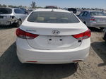 2013 Hyundai Elantra Gls White vin: 5NPDH4AE8DH453013