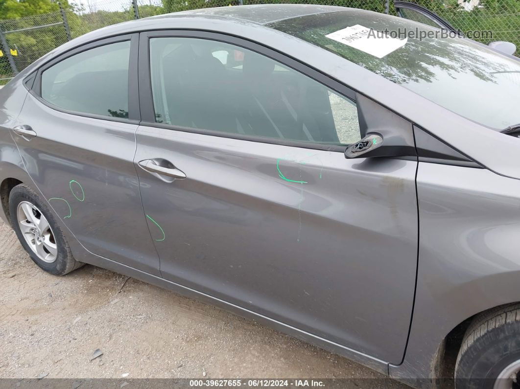 2014 Hyundai Elantra Se Серый vin: 5NPDH4AE8EH466507