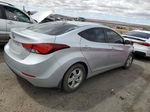 2014 Hyundai Elantra Se Silver vin: 5NPDH4AE8EH469259