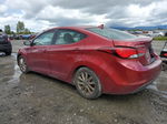 2014 Hyundai Elantra Se Red vin: 5NPDH4AE8EH478317