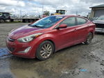 2014 Hyundai Elantra Se Red vin: 5NPDH4AE8EH478317