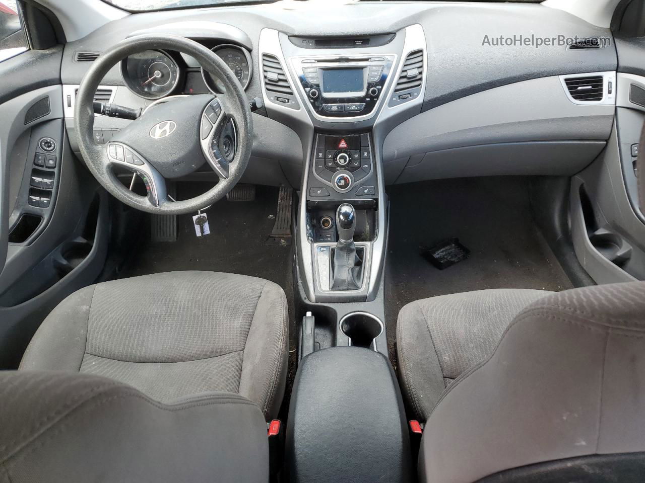 2014 Hyundai Elantra Se Красный vin: 5NPDH4AE8EH478317